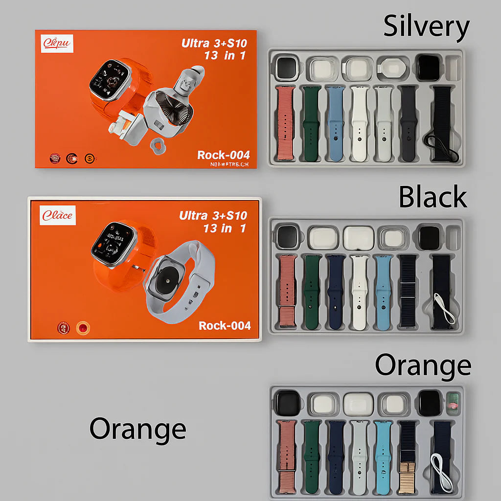 ROCK 400 ULTRA 3+S10 | 13 IN 1 SMART WATCH