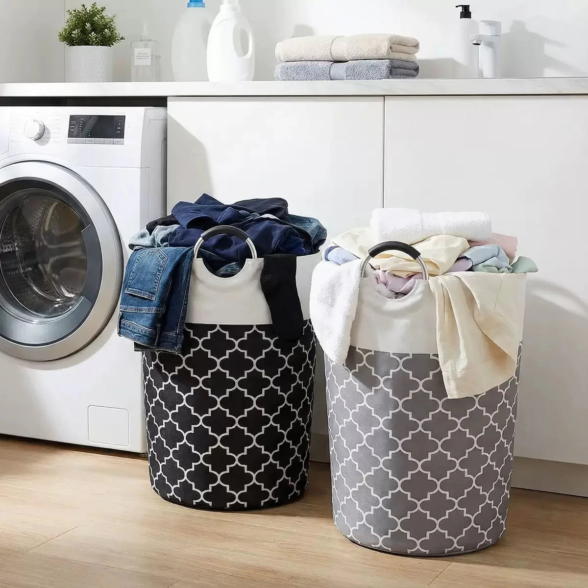 Colorful Pattern Modern Storage And Laundry Basket